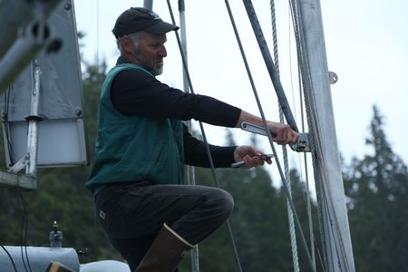 Jiggy Nichols commercially fishes for salmon. (National Geographic/Wayne Moss)