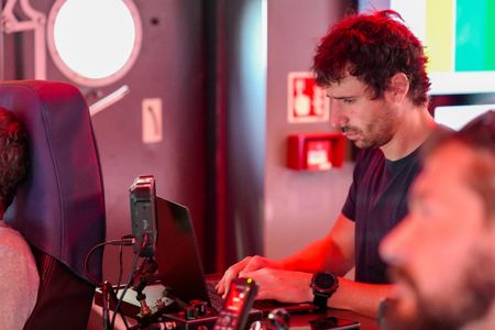 Eric Stackpole works in Mission Control. (National Geographic/Mario Tadinac)