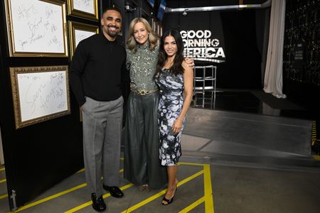 JALEN HURTS, LARA SPENCER, JENNA DEWAN