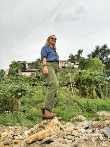 Mariana van Zeller poses for a photo in Santiago. (Credit: National Geographic)