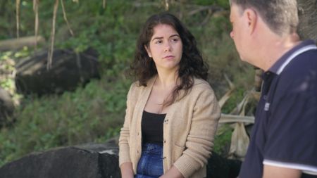 Melissa Márquez and Dr. Daryl McPhee, experts, discussing that the Ballina area is one of the key areas that Humpback whales migrate past throughout the year. (National Geographic)