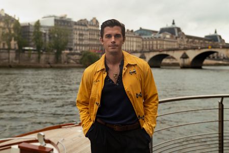 Antoni Porowski stands next to the Seine in Paris, France. (National Geographic/Puxan Photo)