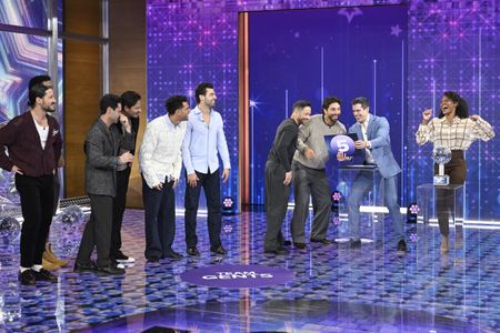 JOEY GRAZIADEI, GIO BENITEZ, JANAI NORMAN, CAST OF DANCING WITH THE STARS