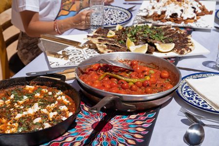 The dishes served at the final cook. (National Geographic/Justin Mandel)