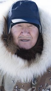 John Pingayak in the tundra near his home. (National Geographic/Matt Kynoch)