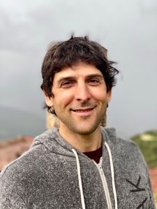 Gerd Serrasolses smiles on a cloudy day in Sort, Spain.  (National Geographic/Gene Gallerano)