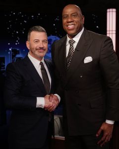 JIMMY KIMMEL, EARVIN “MAGIC” JOHNSON