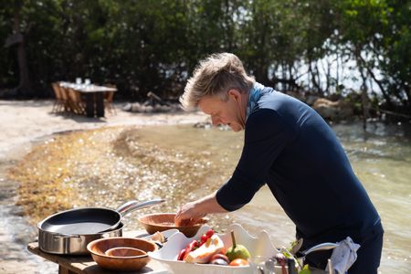 Gordon Ramsay during the final cook in Florida. (National Geographic/Justin Mandel)