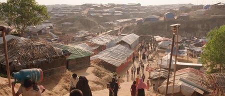 Kutupalong Refugee Camp in Bangladesh. Lost and Found, directed by Academy Award winner Orlando von Einsiedel (“The White Helmets”, “Virunga"), is an inspiring story of humanity and heroism in the world’s largest refugee camp, that follows Kamal Hussein, a Rohingya refugee who has dedicated his life to reuniting children with their parents. (Nobel Media)