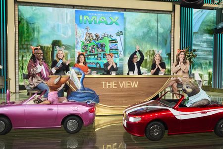 WHOOPI GOLDBERG, SARA HAINES, ANA NAVARRO, GINNIFER GOODWIN, KE HUY QUAN, SUNNY HOSTIN, ALYSSA FARAH