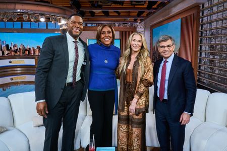 MICHAEL STRAHAN, ROBIN ROBERTS, LEANN RIMES, GEORGE STEPHANOPOULOS