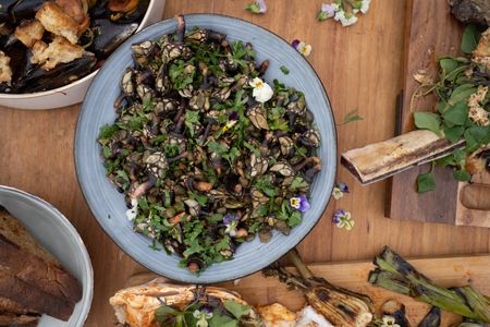 Gordon Ramsay's percebes dish. (National Geographic/Justin Mandel)