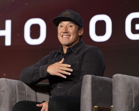 2024 TCA WINTER PRESS TOUR - Jimmy Chin from the “Photographer” panel at the National Geographic presentation during the 2024 TCA Winter Press Tour at the Langham Huntington on February 8, 2024 in Pasadena, California. (National Geographic/PictureGroup)