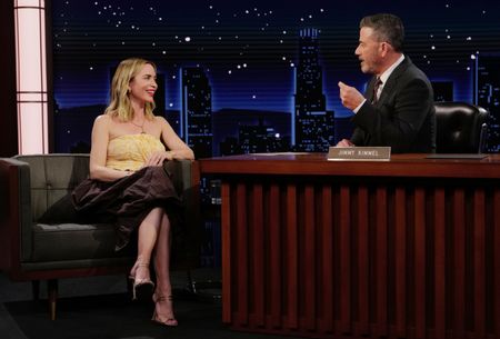 EMILY BLUNT, JIMMY KIMMEL 