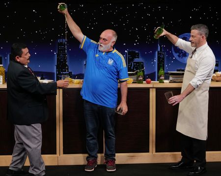  GUILLERMO RODRIGUEZ, CHEF JOSÉ ANDRÉS, JIMMY KIMMEL 