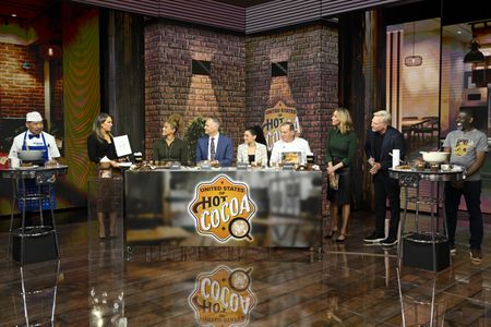 ALFREDO VILLALBA, GINGER ZEE, JESSICA SIMS, ROSS MATHEWS, ALICIA CROWDER, JACQUES TORRES, LARA SPENCER, SAM CHAMPION, JEFF TATUM