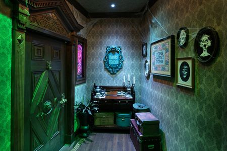 Aboard the Disney Treasure, the Haunted Mansion Parlor honors more than five decades of fandom and introduces the world to the next chapter of the Haunted Mansion saga. Guests will enjoy spooktacular, specialty cocktails themed to the classic Disney Parks attraction and its inhabitants, as well as a variety of Haunted Mansion details from around the world. (Disney/Kent Phillips)