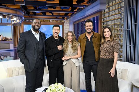 IKE EJIOCHI, LIONEL RICHIE, CARRIE UNDERWOOD, LUKE BRYAN, REBECCA JARVIS