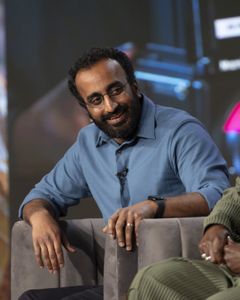 2024 TCA WINTER PRESS TOUR - Anand Varma from the “Photographer” panel at the National Geographic presentation during the 2024 TCA Winter Press Tour at the Langham Huntington on February 8, 2024 in Pasadena, California. (National Geographic/PictureGroup)