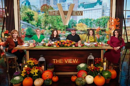 JOY BEHAR, SARA HAINES, ANA NAVARRO, MICHAEL SYMON, SUNNY HOSTIN, ALYSSA FARAH GRIFFIN