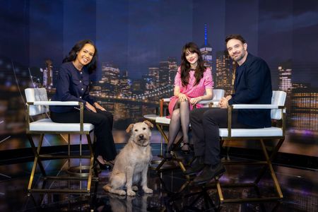 LINSEY DAVIS, MERV, ZOOEY DESCHANEL, CHARLIE COX