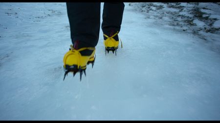 Will Smith prepares for his Ice Climb on Antarctica.  (credit: National Geographic)