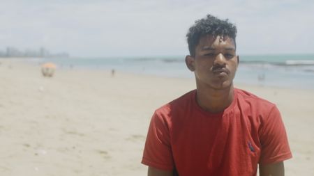 Cleiton Da Silva, contributor, expressing how he felt once he had dragged Kaylanne Timoteo Freitas out of the water after she had been bitten by a bull shark whilst swimming in the recife area, Brazil. (National Geographic)