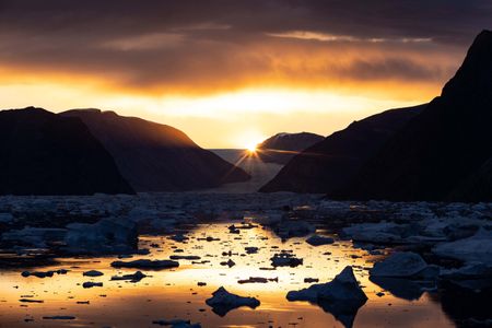 Glacier from fjord. (photo credit: National Geographic/Pablo Durana)