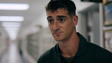 Student 1st LT Austin Claggett worries that he "could fail out of flight school." (Credit: National Geographic)