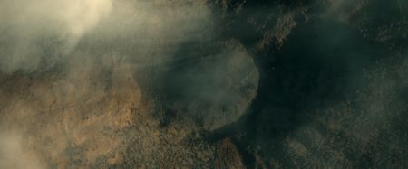 A CGI depiction of the crater of Vesuvius as it would have been in AD 79 prior to the eruption. (National Geographic)