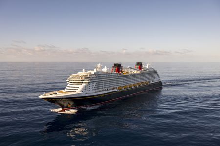 The Disney Treasure, Disney Cruise Line’s newest ship, will embark on its maiden voyage Dec. 21, 2024, followed by an inaugural season of seven-night itineraries to the Eastern and Western Caribbean from Port Canaveral, Florida. Adventure serves as the architectural and thematic foundation of the ship, in honor of Walt Disney’s legendary passion for travel and exploration. (credit: Disney/Kent Phillips)