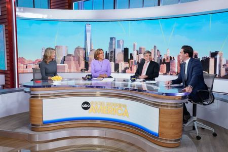 LARA SPENCER, ROBIN ROBERTS, GEORGE STEPHANOPOULOS, WILL REEVE