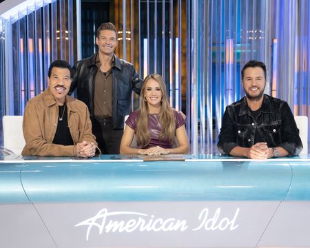 LIONEL RICHIE, RYAN SEACREST, CARRIE UNDERWOOD, LUKE BRYAN