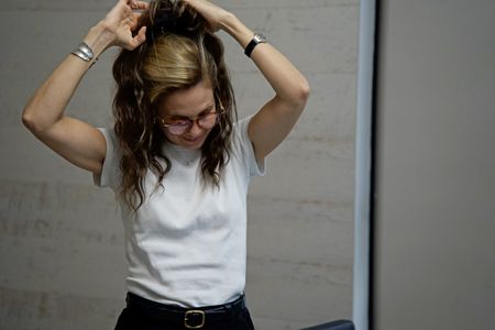 Mariana van Zeller removes her Mary Zelle disguise. (National Geographic/Bryan Liberty)