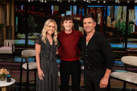 KELLY RIPA, TOM HOLLAND, MARK CONSUELOS