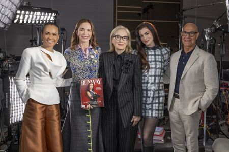 LINSEY DAVIS, EMILY BLUNT, MERYL STREEP, ANNE HATHAWAY, STANLEY TUCCI