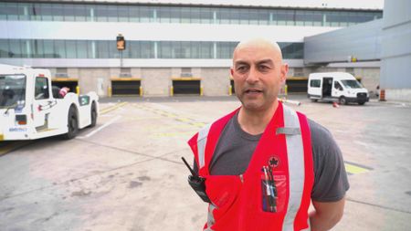 Shakhar Lail, Lead Station Attendant at Air Canada.  (Arrow International Media Ltd & Cantina Media)