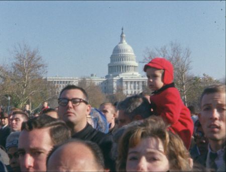 Mourners stand outside of the U.S. Capitol, in Washington, D.C. after President John F. Kennedy's death. (John F. Kennedy Presidential Library and Museum, Boston)
