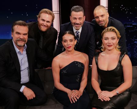 DAVID HARBOUR, WYATT RUSSELL, HANNAH JOHN-KAMEN, JIMMY KIMMEL, SEBASTIAN STAN, FLORENCE PUGH