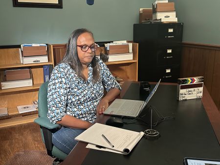 DNA Doe Project Volunteer Janel works to identify Adam Doe. (National Geographic/Venita Kidza)