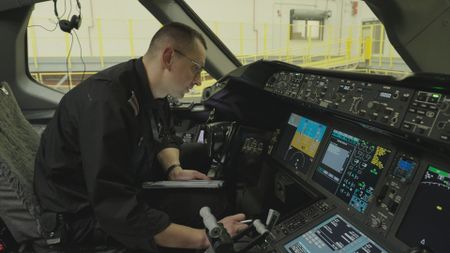 Emilian Kondracki, Aircraft Maintenance Engineer at
Air Canada. (Arrow International Media Ltd & Cantina Media)