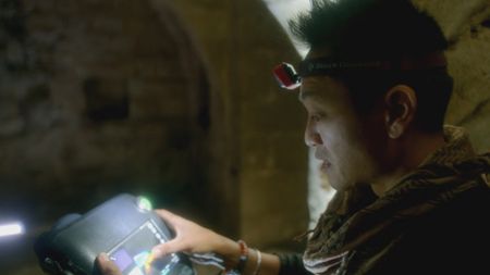 Albert Lin using LiDAR technology. (National Geographic)