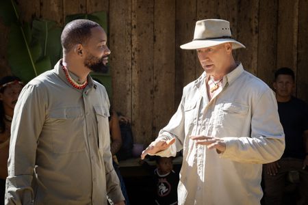 Will Smith talks with Professor of Toxicology Bryan Fry while they re in the Ecuadorian rainforest. (credit: National Geographic/Kyle Christy)
