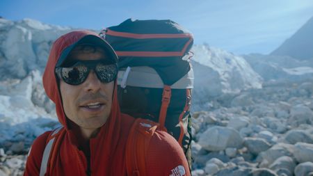 Alex Honnold exiting Daugaard-Jensen.  (photo credit: National Geographic/Richard Ladkani)