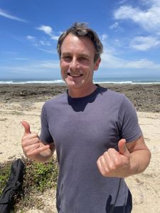 Jonathan Gersh at Stilbaai. (National Geographic/Robert Cowling)