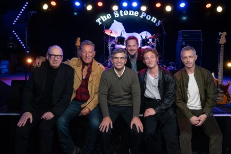 JON LANDAU, BRUCE SPRINGSTEEN, GEORGE STEPHANOPOULOS, SCOTT COOPER, JEREMY ALLEN WHITE, JEREMY STRONG