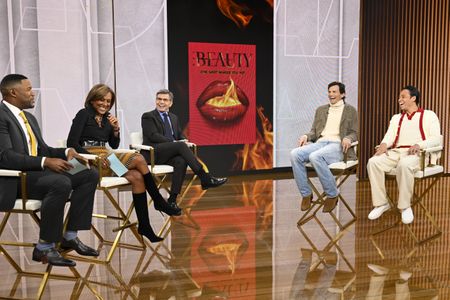 MICHAEL STRAHAN, ROBIN ROBERTS, GEORGE STEPHANOPOULOS, ASHTON KUTCHER, ANTHONY RAMOS