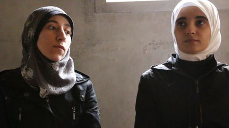 (L to R) Dr. Amani Ballour and Dr. Alaa. (National Geographic)