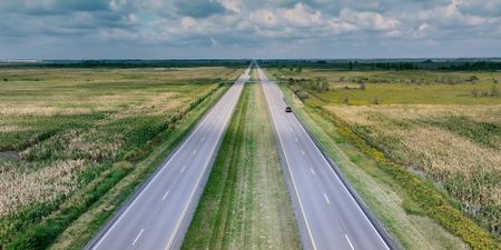 Highway 41, where serial killer Larry Eyler picked up Adam Doe as a hitchhiker. (National Geographic)