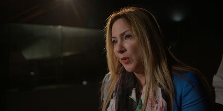 Kathleen Martinez in the Greco-Roman Museum in Egypt. (credit:  National Geographic)